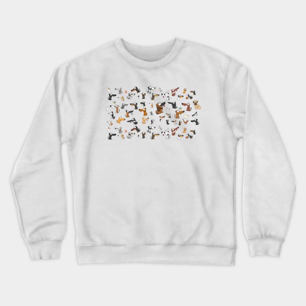 Dog cartoons Crewneck Sweatshirt by DWG